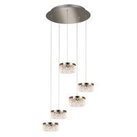 Подвесной светильник Delight Collection MD21020075 MD21020075-5A satin nickel