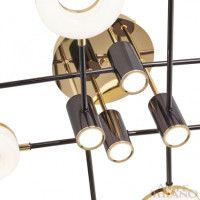 Потолочная люстра Arte Milano 271399/8 BK/GD