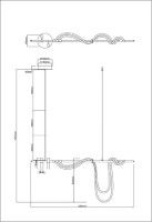 Подвесной светильник Arte Lamp Klimt A2850SP-45PB