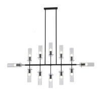 Люстра на штанге Indigo Saetta 11053/12R Black V000566