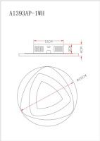 Потолочный светильник ARTE Lamp A1393AP-1WH