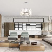 Люстра на штанге Arte Milano Sorrento 372409/6/350/470 CR