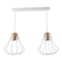 Подвесной светильник IMEX MD.9052-2-P-WH+WOOD