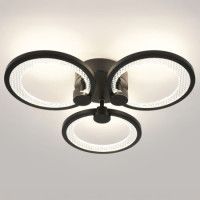 Потолочный светильник Эра Модерн Odry CLL-1-46W 3K-6,5K RC BK