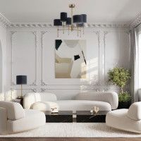 Люстра на штанге Eurosvet Notturno 60162/6 латунь Smart a065665