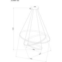 Подвесной светильник Arte Lamp Meridiana A2198SP-3GO