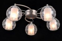 Накладная люстра Natali Kovaltseva TWIN 75089/5C NICKEL, CHROME