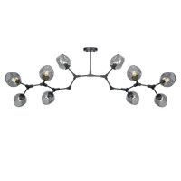 Люстра на штанге AM Group LOFT-10 BK