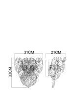Настенный светильник Arte Lamp Kapri A4078AP-2CC