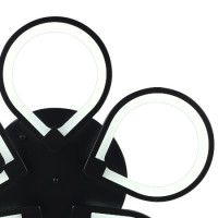 Потолочная светодиодная люстра Natali Kovaltseva Singl INNOVATION STYLE 83042 BLACK