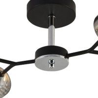 Люстра на штанге Reluce 01405-3.3-04B BK+CR