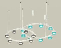 Комплект подвесного светильника Ambrella Light Techno Ring XR92081300 (A9208x2, C9241, C9236, N8488, N8484)