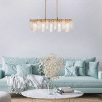 Люстра на штанге Indigo Brina 12027/10PL Brass V000367