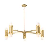 Подвесная люстра Elstead Lighting MARVELE10-AB-OPAL