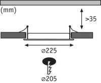 Встраиваемый светодиодный светильник Paulmann Premium Line Panel 92034