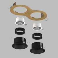 Встраиваемый светильник Lightstar Domino (214623+214607+214607+214007+214007) D6230707BMOD