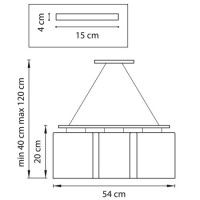 Подвесная люстра Lightstar Nubi Legno 802135