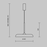 Подвесной светильник Maytoni Gerhard MOD189PL-L18GR3K1