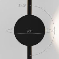 Настенный светильник Elektrostandard Illume черный (40154/LED) 4000K 4690389217043 a070995