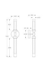 Настенный светильник Maytoni Stelo MOD116WL-L7B3K