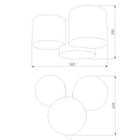 Потолочный светильник TK Lighting 6591 Mona Nature