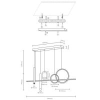 Подвесная люстра Velante 431-306-06
