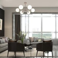 Люстра на штанге Escada Ethereal 2110/6P Nickel