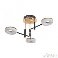 Потолочная люстра Arte Milano Ferrara 272999/3 BK/GD
