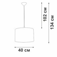 Подвесной светильник Vitaluce V2827-1/1S