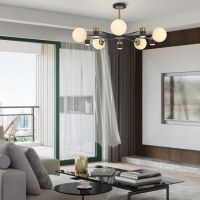 Люстра на штанге Arte Milano Ferrara 274802/10 BK/GD