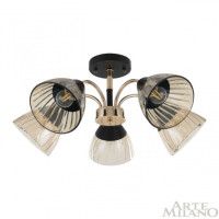 Люстра на штанге Arte Milano Napoli 320119/5 FG+BK