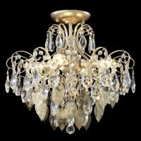 Потолочный светильник Crystal Lux ESMIRALDA PL4 GOLD