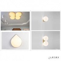 Настенный светильник iLedex Omega 6008W-18W-3000K WH-GL