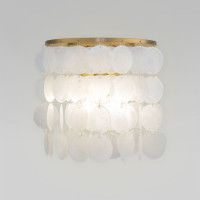 Настенный светильник Eurosvet 60084/2 латунь/перламутр a071169