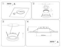 Встраиваемый светильник Ambrella Light Techno Spot Standard Tech TN52230