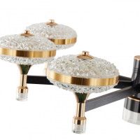 Подвесная люстра Arte Milano Ferrara 273059/6 BK/GD