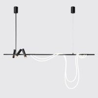 Подвесной светильник Delight Collection 7242P/L1200 black/white