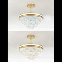 Люстра на штанге Natali Kovaltseva Crystal LED LAMPS 81115/3C