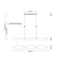 Подвесной светодиодный светильник Lucia Tucci Modena 172.2 LED