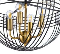 Потолочная люстра Indigo Fresco 10001/4C Black V000104