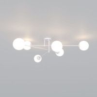 Потолочная люстра Eurosvet Netz 30181/6 белый Smart a062215