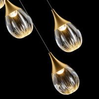 Каскадная люстра Delight Collection Stilla MD24001004-5A gold/clear