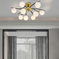 Потолочная люстра Arte Milano Neapolis 273408/9 BK/GD