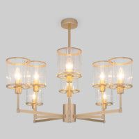 Люстра на штанге Eurosvet Inari 60144/8 золото Smart a061943