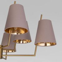 Люстра на штанге Eurosvet Topanga 60173/8 латунь Smart a069018