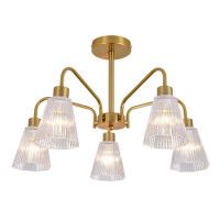 Люстра на штанге Escada Berzelia 150001/5R Copper ES0000028