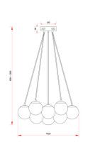 Подвесной светильник Freya Fiesta FR5231PL-13CH
