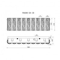 Настенный светильник iLamp Panorama W4688-58 CR