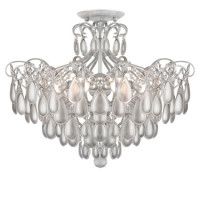 Потолочная люстра AM Group MONICA PL4 SILVER