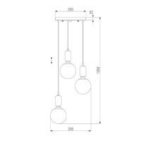 Подвесной светильник Eurosvet Bubble 50151/3 черный жемчуг
